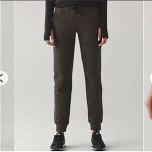 Lululemon Ready to Rulu Olive Joggers